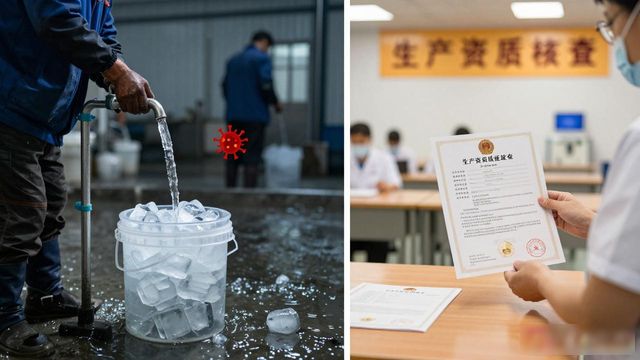 食用冰产能配送考察_深圳龙岗区食用冰生产厂家_食用冰生产资质要求